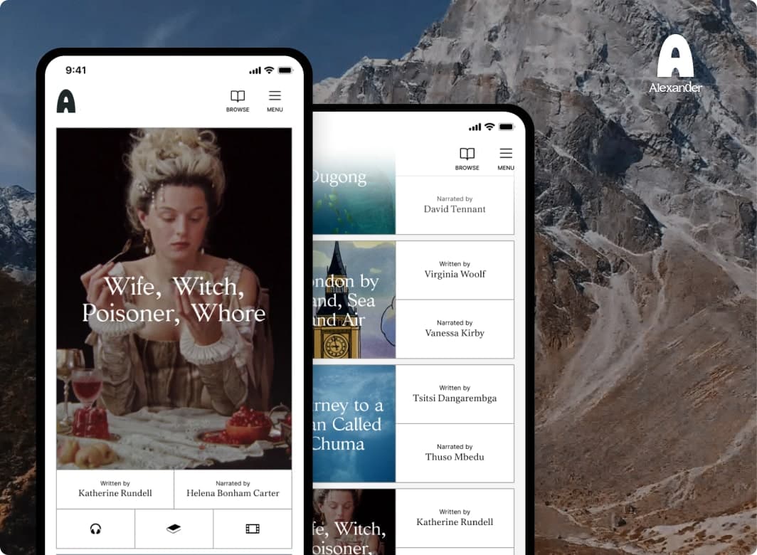 Screengrab of a client website